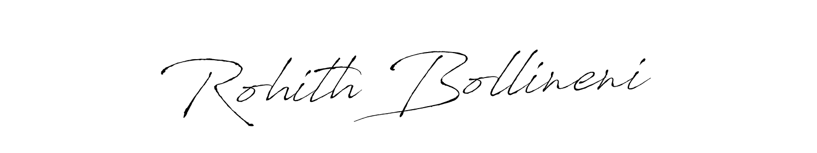 Rohith Bollineni stylish signature style. Best Handwritten Sign (Antro_Vectra) for my name. Handwritten Signature Collection Ideas for my name Rohith Bollineni. Rohith Bollineni signature style 6 images and pictures png