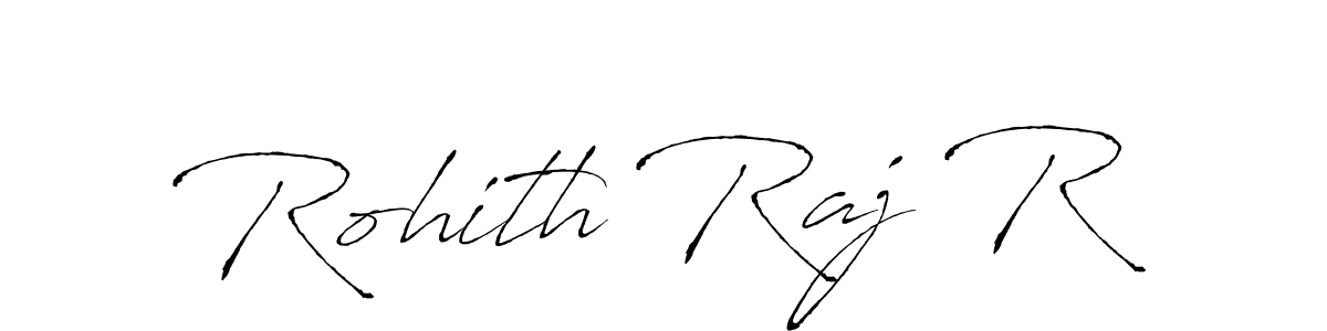 Also we have Rohith Raj R name is the best signature style. Create professional handwritten signature collection using Antro_Vectra autograph style. Rohith Raj R signature style 6 images and pictures png