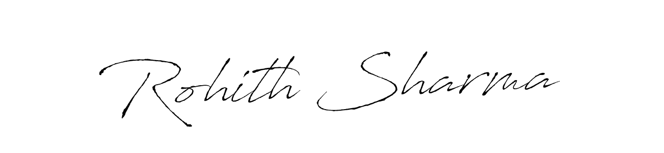 Antro_Vectra is a professional signature style that is perfect for those who want to add a touch of class to their signature. It is also a great choice for those who want to make their signature more unique. Get Rohith Sharma name to fancy signature for free. Rohith Sharma signature style 6 images and pictures png