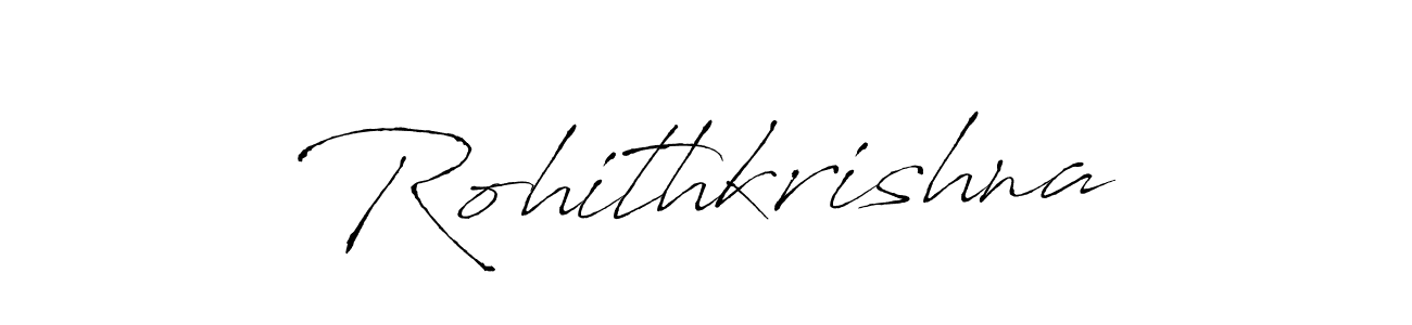 Also You can easily find your signature by using the search form. We will create Rohithkrishna name handwritten signature images for you free of cost using Antro_Vectra sign style. Rohithkrishna signature style 6 images and pictures png