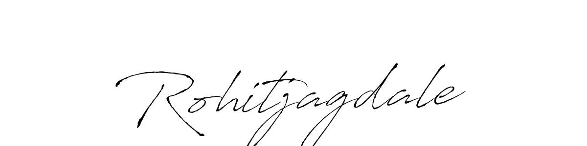 Also we have Rohitjagdale name is the best signature style. Create professional handwritten signature collection using Antro_Vectra autograph style. Rohitjagdale signature style 6 images and pictures png