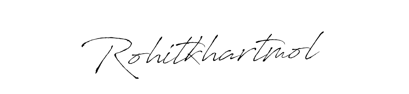 Also we have Rohitkhartmol name is the best signature style. Create professional handwritten signature collection using Antro_Vectra autograph style. Rohitkhartmol signature style 6 images and pictures png