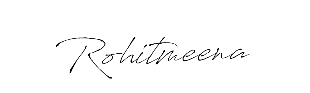 Use a signature maker to create a handwritten signature online. With this signature software, you can design (Antro_Vectra) your own signature for name Rohitmeena. Rohitmeena signature style 6 images and pictures png