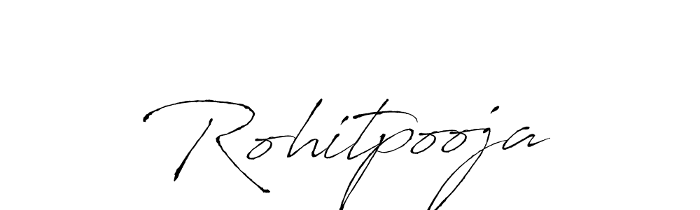 How to make Rohitpooja name signature. Use Antro_Vectra style for creating short signs online. This is the latest handwritten sign. Rohitpooja signature style 6 images and pictures png