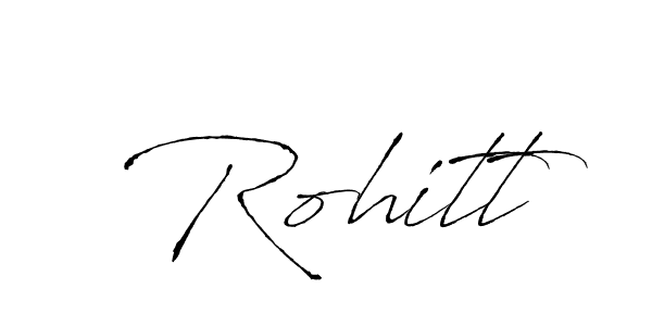 Use a signature maker to create a handwritten signature online. With this signature software, you can design (Antro_Vectra) your own signature for name Rohitt. Rohitt signature style 6 images and pictures png