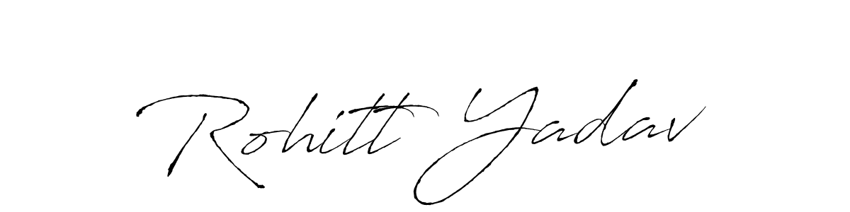 How to make Rohitt Yadav name signature. Use Antro_Vectra style for creating short signs online. This is the latest handwritten sign. Rohitt Yadav signature style 6 images and pictures png