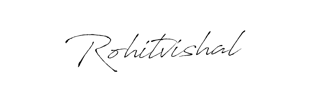 This is the best signature style for the Rohitvishal name. Also you like these signature font (Antro_Vectra). Mix name signature. Rohitvishal signature style 6 images and pictures png