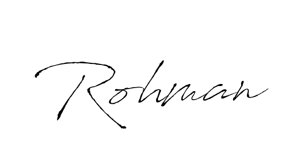Make a beautiful signature design for name Rohman. Use this online signature maker to create a handwritten signature for free. Rohman signature style 6 images and pictures png