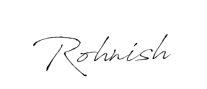 Best and Professional Signature Style for Rohnish. Antro_Vectra Best Signature Style Collection. Rohnish signature style 6 images and pictures png