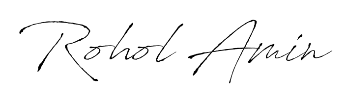 The Antro_Vectra signature style provides a bold statement for name Rohol Amin. Designed for business owners, executives, and leaders. Rohol Amin signature style 6 images and pictures png