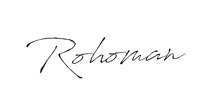 Here are the top 10 professional signature styles for the name Rohoman. These are the best autograph styles you can use for your name. Rohoman signature style 6 images and pictures png