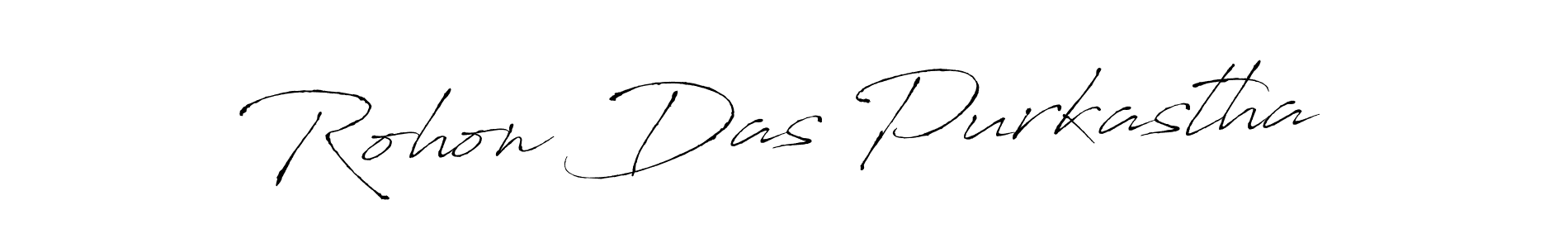 Design your own signature with our free online signature maker. With this signature software, you can create a handwritten (Antro_Vectra) signature for name Rohon Das Purkastha. Rohon Das Purkastha signature style 6 images and pictures png