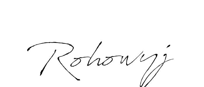 Also we have Rohowyj name is the best signature style. Create professional handwritten signature collection using Antro_Vectra autograph style. Rohowyj signature style 6 images and pictures png