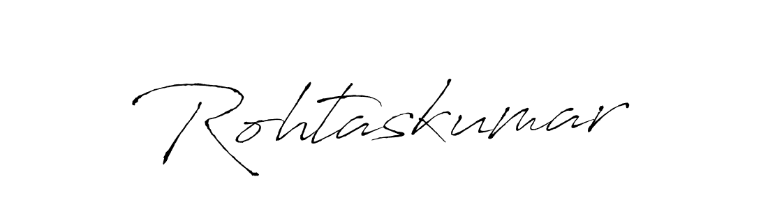 You should practise on your own different ways (Antro_Vectra) to write your name (Rohtaskumar) in signature. don't let someone else do it for you. Rohtaskumar signature style 6 images and pictures png