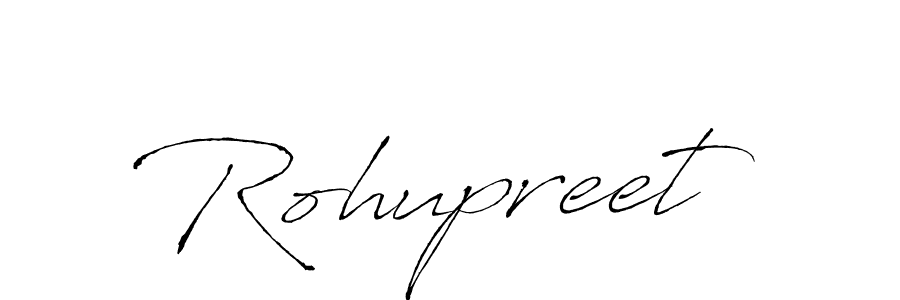 How to make Rohupreet signature? Antro_Vectra is a professional autograph style. Create handwritten signature for Rohupreet name. Rohupreet signature style 6 images and pictures png