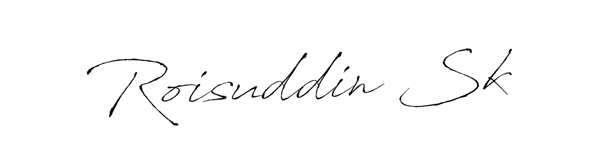 Antro_Vectra is a professional signature style that is perfect for those who want to add a touch of class to their signature. It is also a great choice for those who want to make their signature more unique. Get Roisuddin Sk name to fancy signature for free. Roisuddin Sk signature style 6 images and pictures png