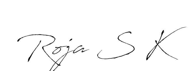 Make a beautiful signature design for name Roja S K. Use this online signature maker to create a handwritten signature for free. Roja S K signature style 6 images and pictures png