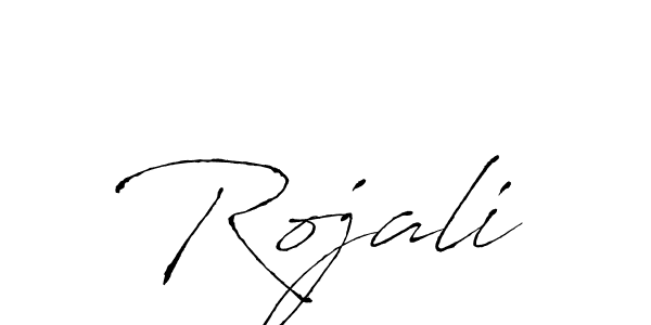 The best way (Antro_Vectra) to make a short signature is to pick only two or three words in your name. The name Rojali include a total of six letters. For converting this name. Rojali signature style 6 images and pictures png