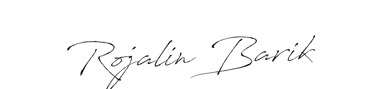 Create a beautiful signature design for name Rojalin Barik. With this signature (Antro_Vectra) fonts, you can make a handwritten signature for free. Rojalin Barik signature style 6 images and pictures png