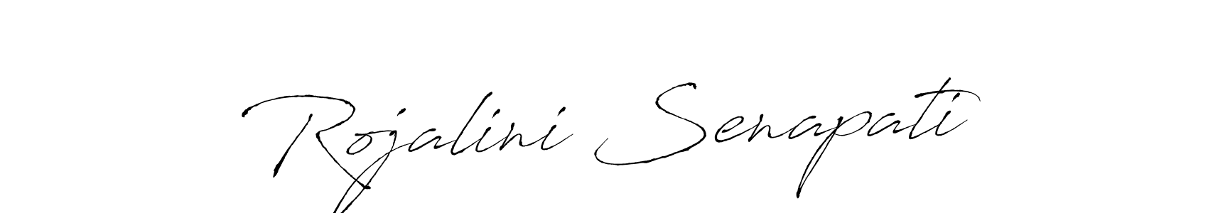 How to make Rojalini Senapati name signature. Use Antro_Vectra style for creating short signs online. This is the latest handwritten sign. Rojalini Senapati signature style 6 images and pictures png