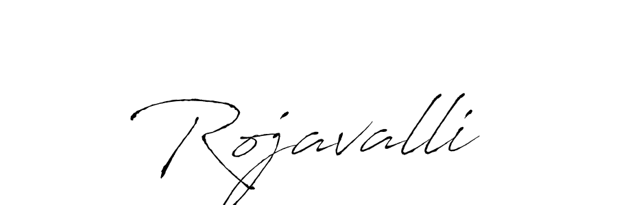 Antro_Vectra is a professional signature style that is perfect for those who want to add a touch of class to their signature. It is also a great choice for those who want to make their signature more unique. Get Rojavalli name to fancy signature for free. Rojavalli signature style 6 images and pictures png