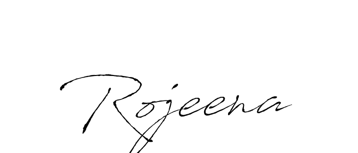 Make a beautiful signature design for name Rojeena. With this signature (Antro_Vectra) style, you can create a handwritten signature for free. Rojeena signature style 6 images and pictures png