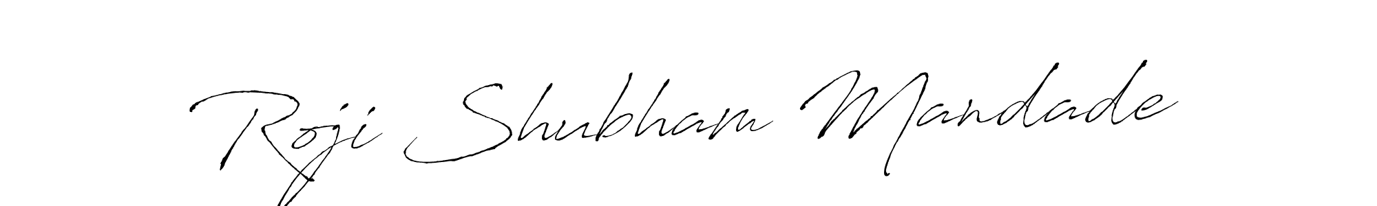 See photos of Roji Shubham Mandade official signature by Spectra . Check more albums & portfolios. Read reviews & check more about Antro_Vectra font. Roji Shubham Mandade signature style 6 images and pictures png