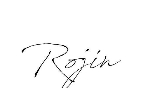 You should practise on your own different ways (Antro_Vectra) to write your name (Rojin) in signature. don't let someone else do it for you. Rojin signature style 6 images and pictures png