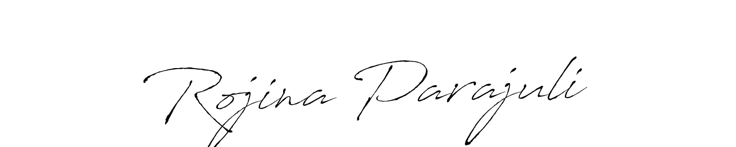 This is the best signature style for the Rojina Parajuli name. Also you like these signature font (Antro_Vectra). Mix name signature. Rojina Parajuli signature style 6 images and pictures png