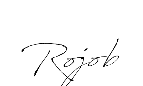 You should practise on your own different ways (Antro_Vectra) to write your name (Rojob) in signature. don't let someone else do it for you. Rojob signature style 6 images and pictures png