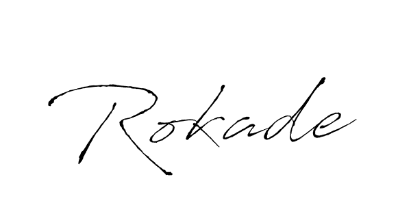 You should practise on your own different ways (Antro_Vectra) to write your name (Rokade) in signature. don't let someone else do it for you. Rokade signature style 6 images and pictures png