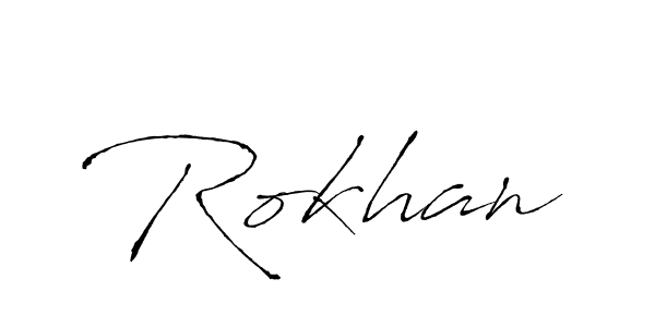 Also we have Rokhan name is the best signature style. Create professional handwritten signature collection using Antro_Vectra autograph style. Rokhan signature style 6 images and pictures png