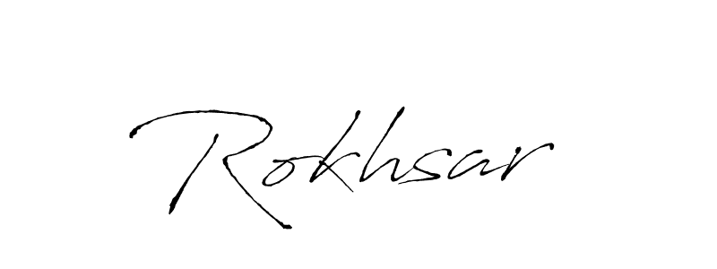 How to make Rokhsar  signature? Antro_Vectra is a professional autograph style. Create handwritten signature for Rokhsar  name. Rokhsar  signature style 6 images and pictures png