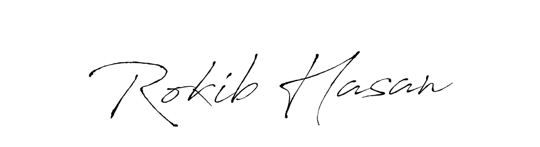 Also we have Rokib Hasan name is the best signature style. Create professional handwritten signature collection using Antro_Vectra autograph style. Rokib Hasan signature style 6 images and pictures png