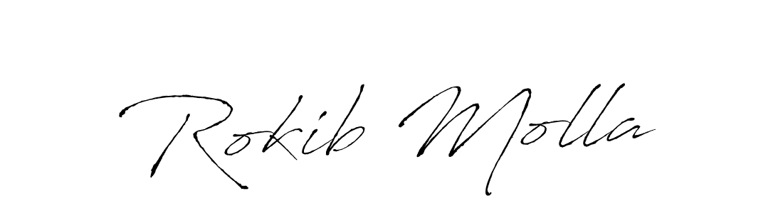 How to make Rokib Molla signature? Antro_Vectra is a professional autograph style. Create handwritten signature for Rokib Molla name. Rokib Molla signature style 6 images and pictures png