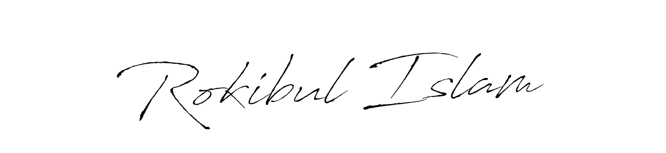 Use a signature maker to create a handwritten signature online. With this signature software, you can design (Antro_Vectra) your own signature for name Rokibul Islam. Rokibul Islam signature style 6 images and pictures png