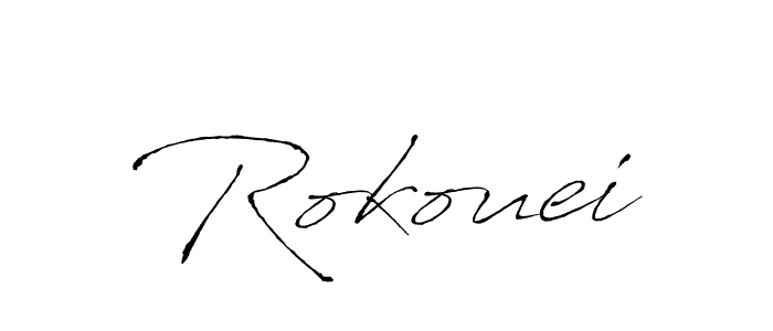 You can use this online signature creator to create a handwritten signature for the name Rokouei. This is the best online autograph maker. Rokouei signature style 6 images and pictures png
