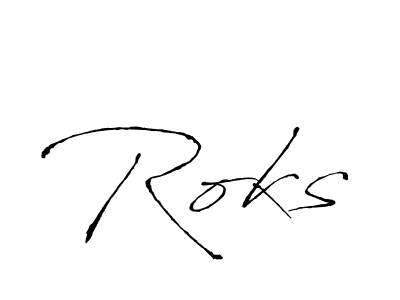 Make a short Roks signature style. Manage your documents anywhere anytime using Antro_Vectra. Create and add eSignatures, submit forms, share and send files easily. Roks signature style 6 images and pictures png