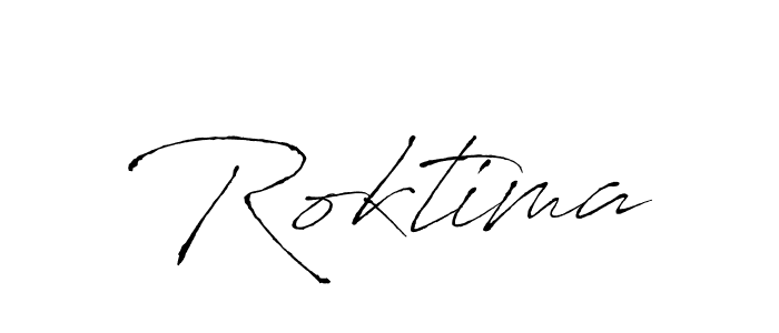 Create a beautiful signature design for name Roktima. With this signature (Antro_Vectra) fonts, you can make a handwritten signature for free. Roktima signature style 6 images and pictures png