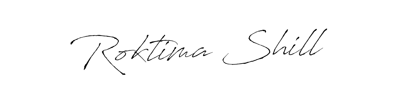 Here are the top 10 professional signature styles for the name Roktima Shill. These are the best autograph styles you can use for your name. Roktima Shill signature style 6 images and pictures png