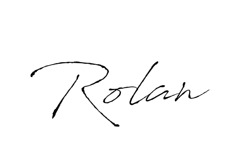 You should practise on your own different ways (Antro_Vectra) to write your name (Rolan) in signature. don't let someone else do it for you. Rolan signature style 6 images and pictures png