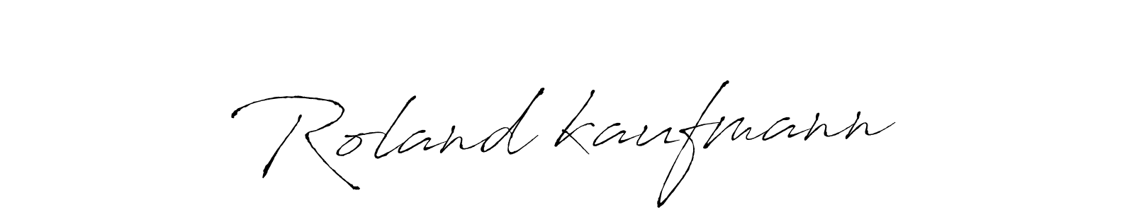 Design your own signature with our free online signature maker. With this signature software, you can create a handwritten (Antro_Vectra) signature for name Roland kaufmann. Roland kaufmann signature style 6 images and pictures png