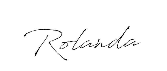 Create a beautiful signature design for name Rolanda. With this signature (Antro_Vectra) fonts, you can make a handwritten signature for free. Rolanda signature style 6 images and pictures png