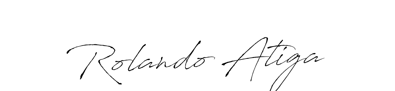 You should practise on your own different ways (Antro_Vectra) to write your name (Rolando Atiga) in signature. don't let someone else do it for you. Rolando Atiga signature style 6 images and pictures png