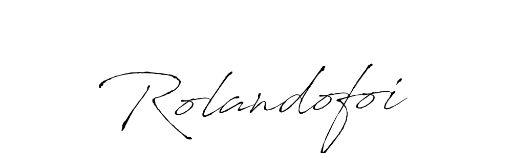 You should practise on your own different ways (Antro_Vectra) to write your name (Rolandofoi) in signature. don't let someone else do it for you. Rolandofoi signature style 6 images and pictures png