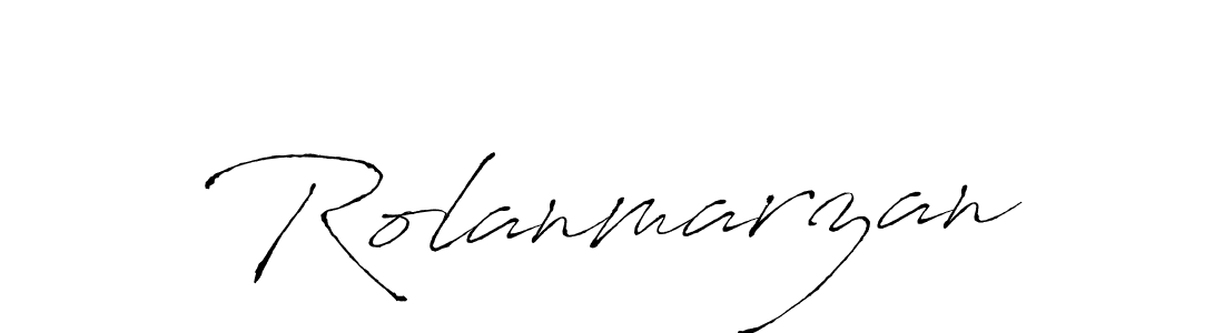 How to make Rolanmarzan signature? Antro_Vectra is a professional autograph style. Create handwritten signature for Rolanmarzan name. Rolanmarzan signature style 6 images and pictures png