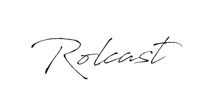 How to make Rolcast signature? Antro_Vectra is a professional autograph style. Create handwritten signature for Rolcast name. Rolcast signature style 6 images and pictures png