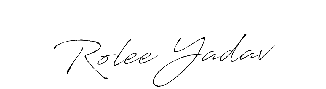 Also You can easily find your signature by using the search form. We will create Rolee Yadav name handwritten signature images for you free of cost using Antro_Vectra sign style. Rolee Yadav signature style 6 images and pictures png