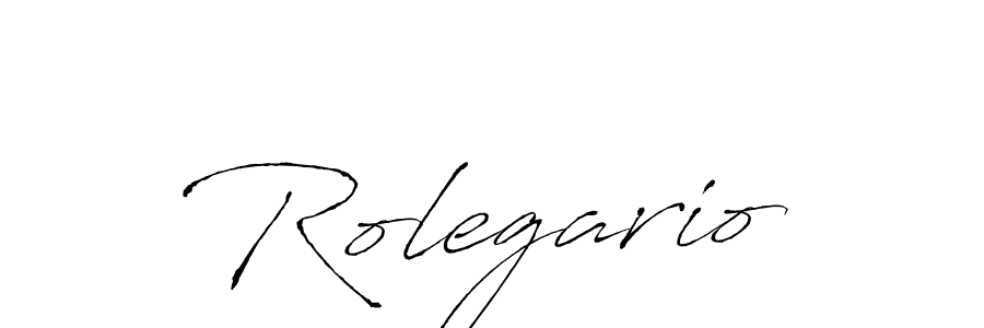 How to make Rolegario signature? Antro_Vectra is a professional autograph style. Create handwritten signature for Rolegario name. Rolegario signature style 6 images and pictures png