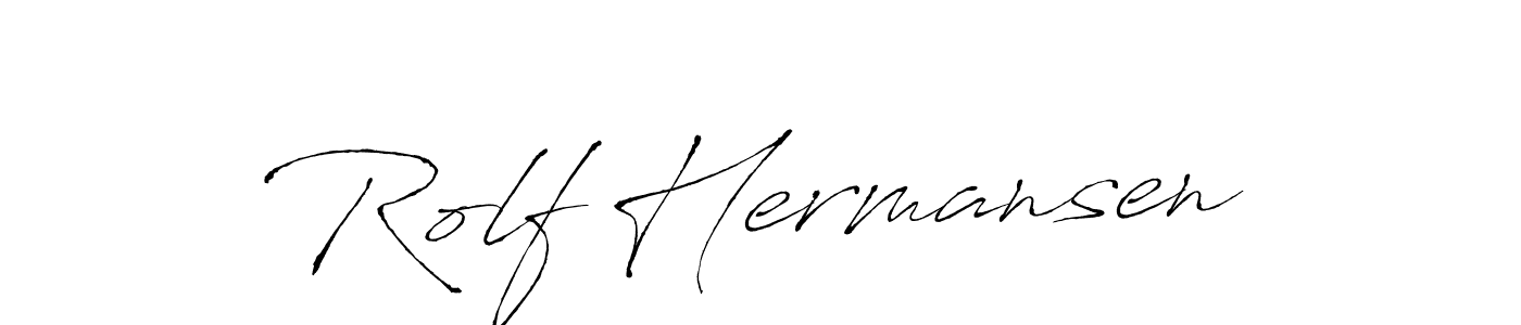 Rolf Hermansen stylish signature style. Best Handwritten Sign (Antro_Vectra) for my name. Handwritten Signature Collection Ideas for my name Rolf Hermansen. Rolf Hermansen signature style 6 images and pictures png